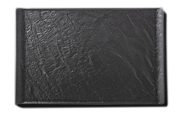 Тарелка десертная Wilmax Slatestone Black 19.5х14.5 см (WL-661108 / A) - Фото 1