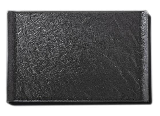 Тарелка обеденная Wilmax Slatestone Black 29.5х14.5 см (WL-661109 / A) - Фото 1