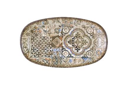 Блюдо Wilmax Vintage Mosaic Graphics 25х15 см (WL-671343 / A) - Фото 1