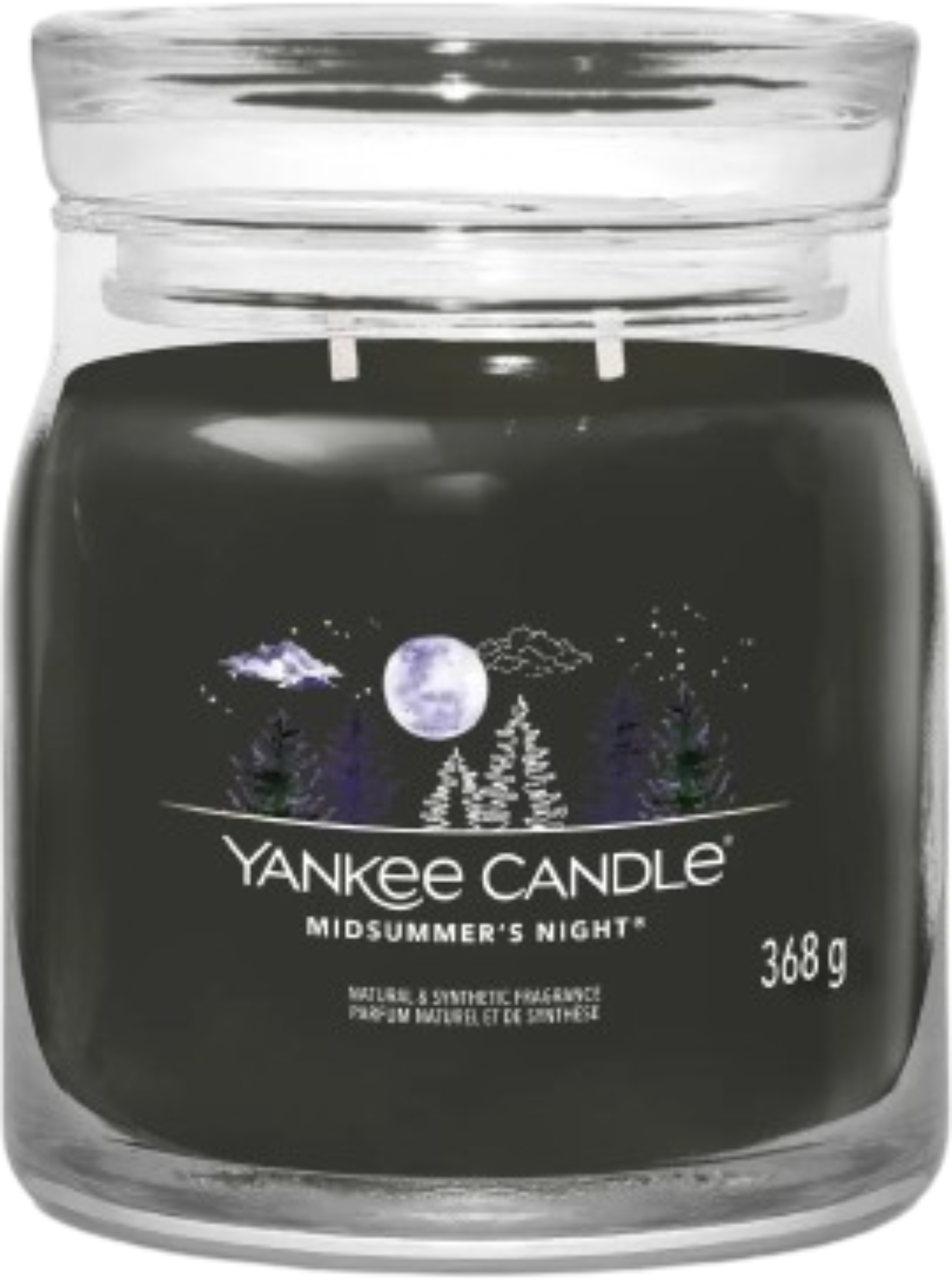 Свеча стекло Yankee Candle Medium Midsummer's Night (Летняя Ночь) 368 г (1630002E) - Фото 1