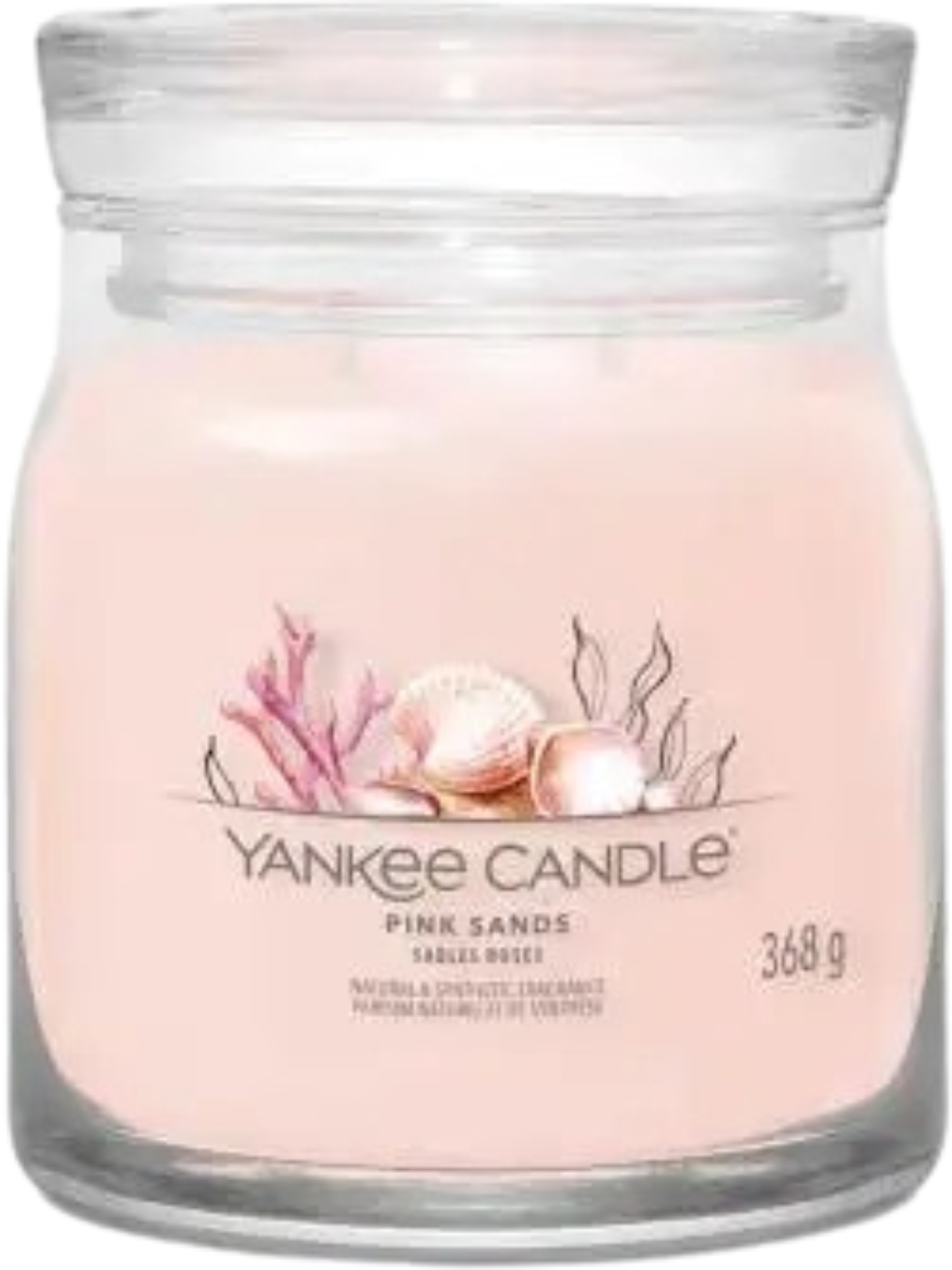 Свеча стекло Yankee Candle Medium Pink Sands (Розовые Пески) 368 г (1629996E) - Фото 1