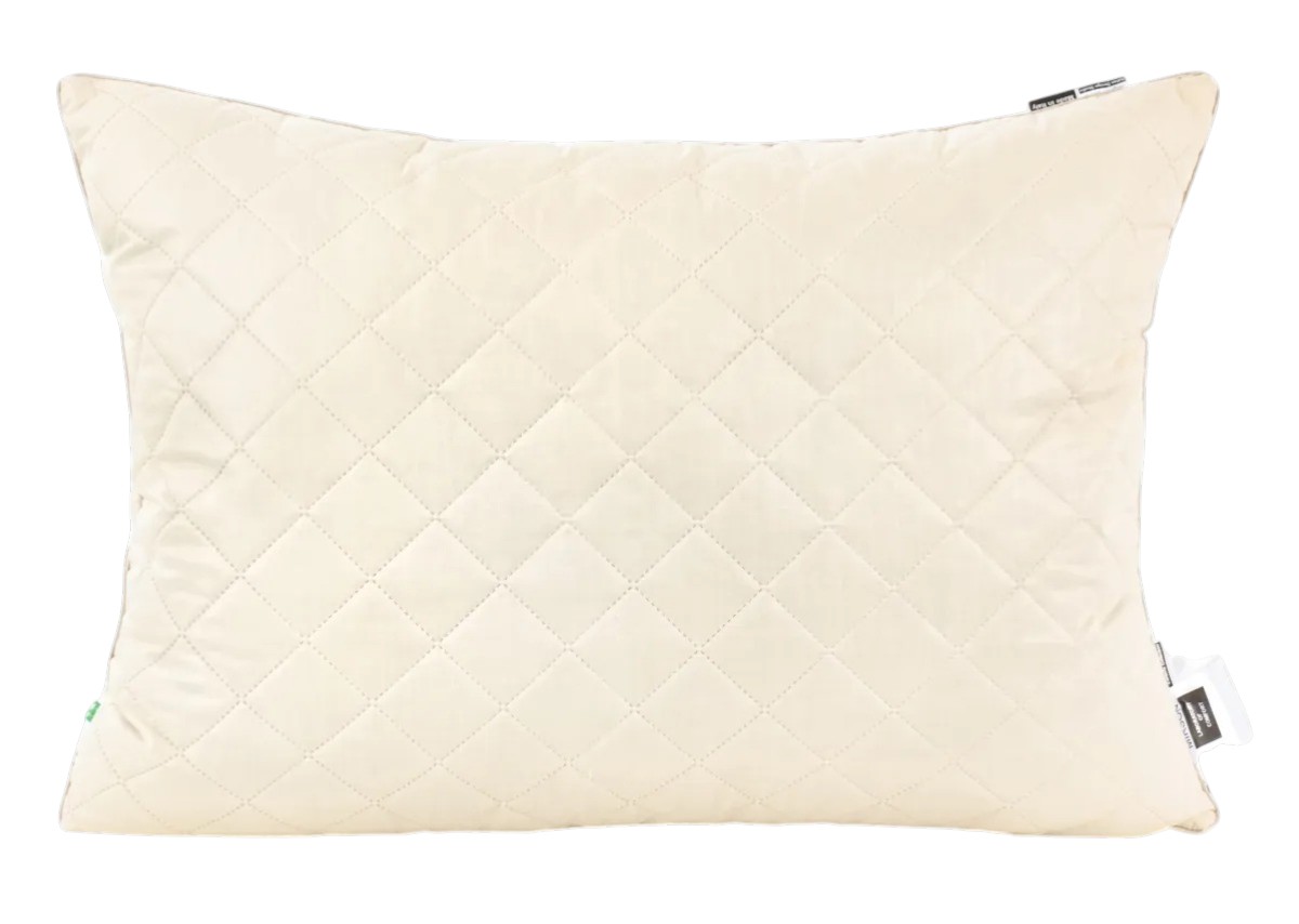 Подушка стандартная MirSon хлопковая 1295 Carmela Мягкая 70х70 см (2200001538184) - Фото 1