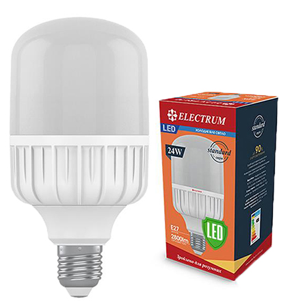 Лампочка світлодіодна Electrum 40W E27-E40 4000K (A-LP-1948) - Фото 1