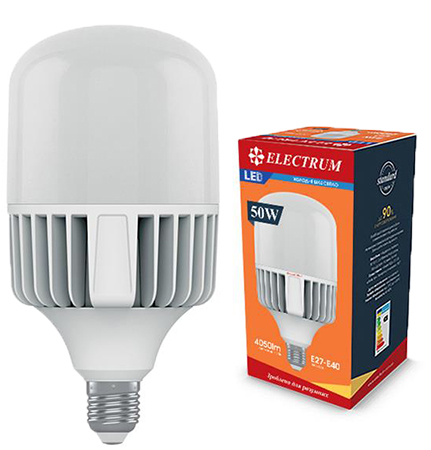 Лампочка світлодіодна Electrum 50W E27-E40 4000K (A-LP-1949) - Фото 1