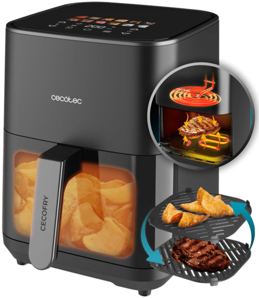 Мультипечь Cecotec Cecofry&Grill Duoheat 4000 - Фото 1