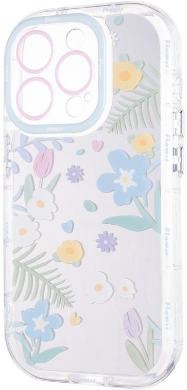 Чехол для смартфона Gelius Mirror Case for iPhone 15 Pro Flowers (101631) - Фото 1