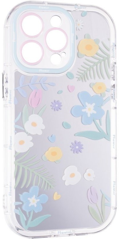 Чехол для смартфона Gelius Mirror Case for iPhone 15 Pro Max Flowers (101632) - Фото 1