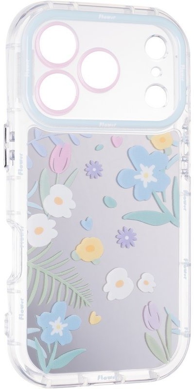 Чехол для смартфона Gelius Mirror Case for iPhone 17 Pro Flowers (101637) - Фото 1