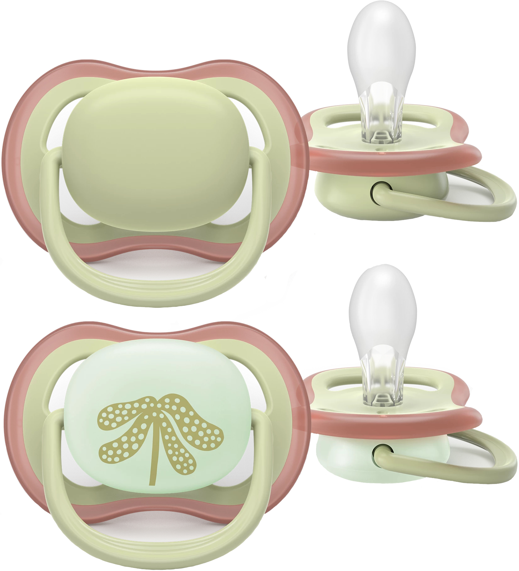 Ортодонтическая пустышка Philips Avent Ultra Air, 6-18 мес. (SCF087/18) - Фото 1
