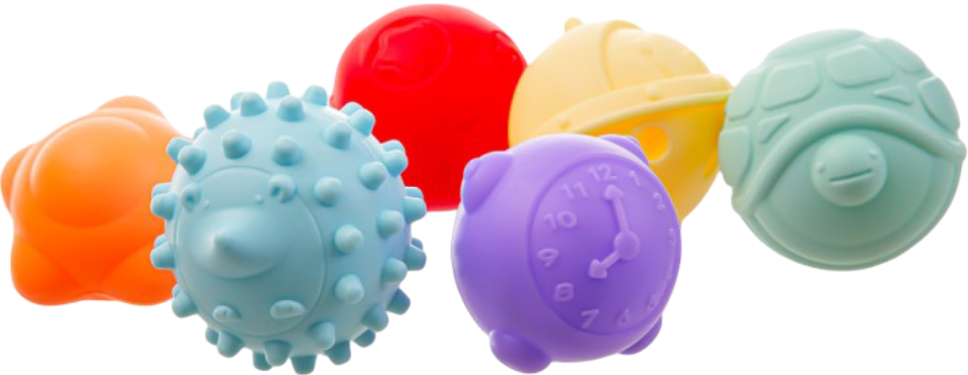 Мячик для малыша Akuku 6 шт. (A0640) - Фото 1