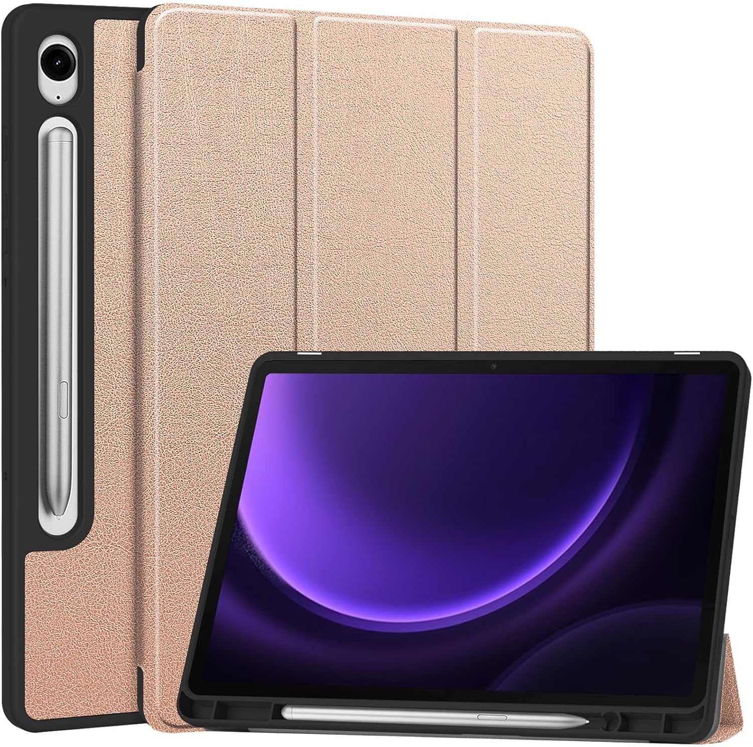 Чехол для планшета BeCover Flexible TPU Mate for Samsung Galaxy Tab S10 FE (SM-X520/SM-X526) 10.9" Rose Gold (713268) - Фото 1