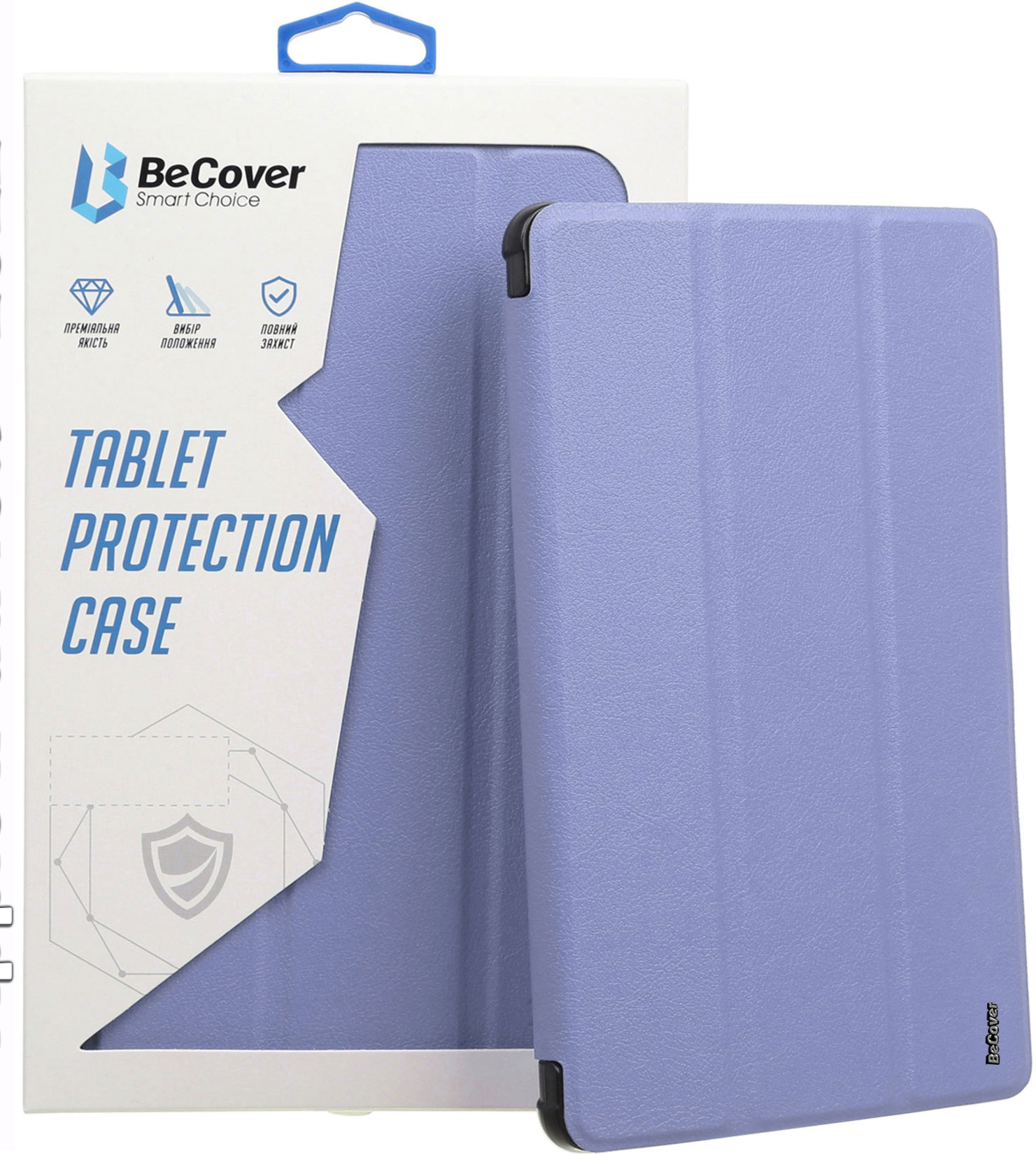 Чехол для планшета Becover Soft Edge с креплением Apple Pencil for Apple iPad 10.9'' (10 Gen)/iPad 11'' (A16) Purple (709239) - Фото 1