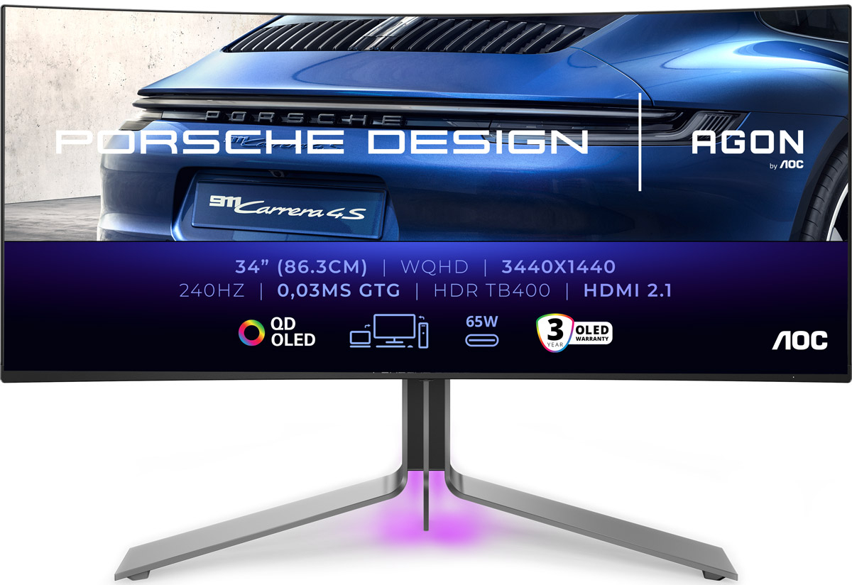 Монитор игровой AOC AGON PRO PD34 - Фото 1