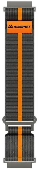 Ремінець для смарт-годинника KOSPET WOVEN NULON DARK GREY 22 мм - Фото 1