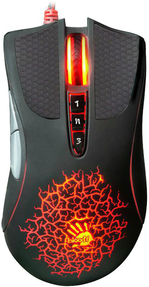 Мышь проводная игровая Bloody A90A  (Black) - Фото 1