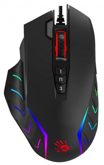 Мышь проводная игровая Bloody J95s  (Black) - Фото 1