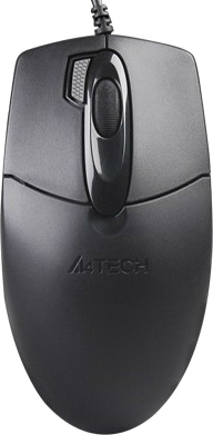 Мышь проводная A4tech OP-730D Black USB - Фото 1