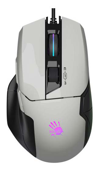 Мышь проводная игровая Bloody W70 Max (Panda White) - Фото 1