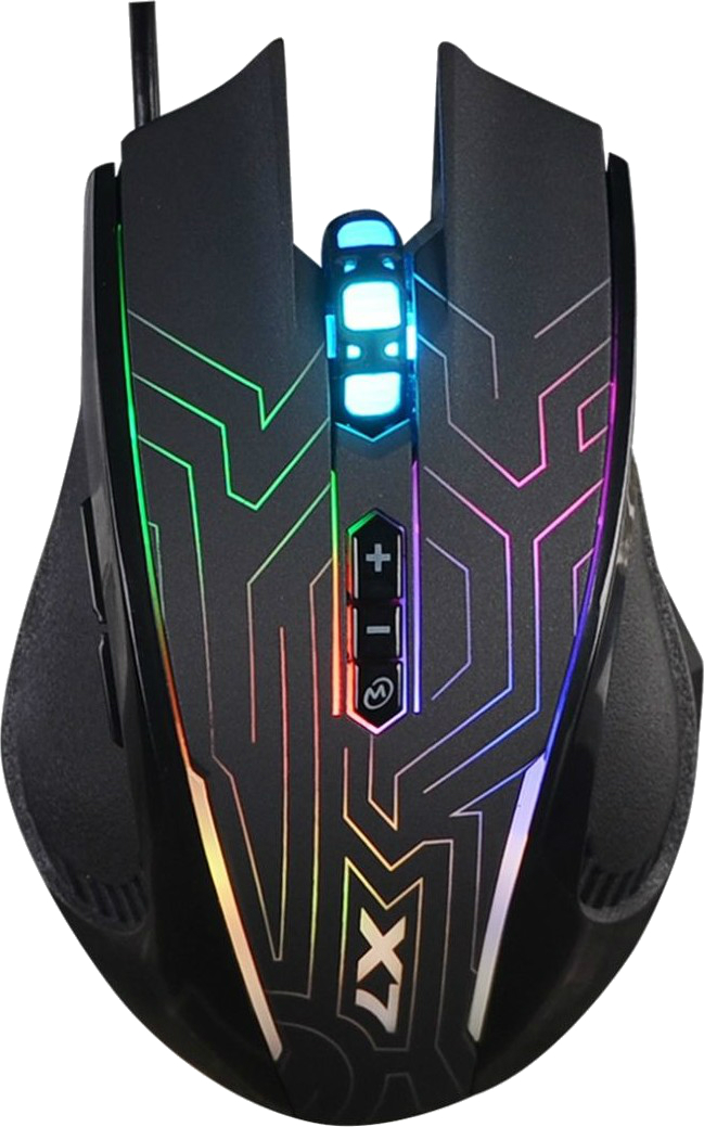 Мышь проводная игровая A4tech X87 Oscar Neon Black USB - Фото 1