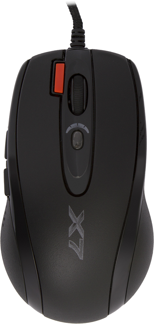 Мышь проводная A4tech XL-750BK-B USB (Black) - Фото 1