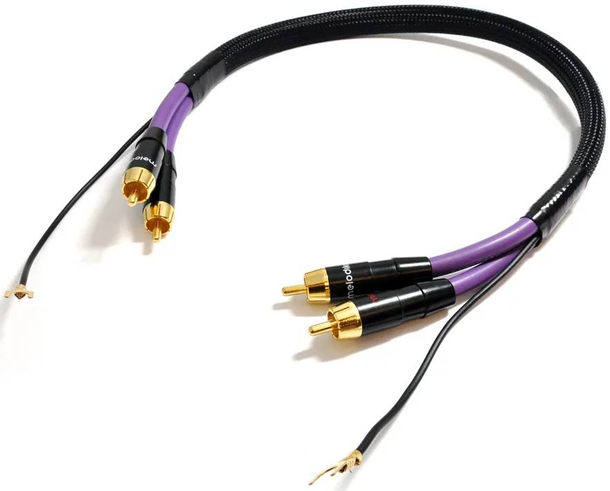 Кабель RCA Melodika 2xRCA length 1m (MDPH10) - Фото 1