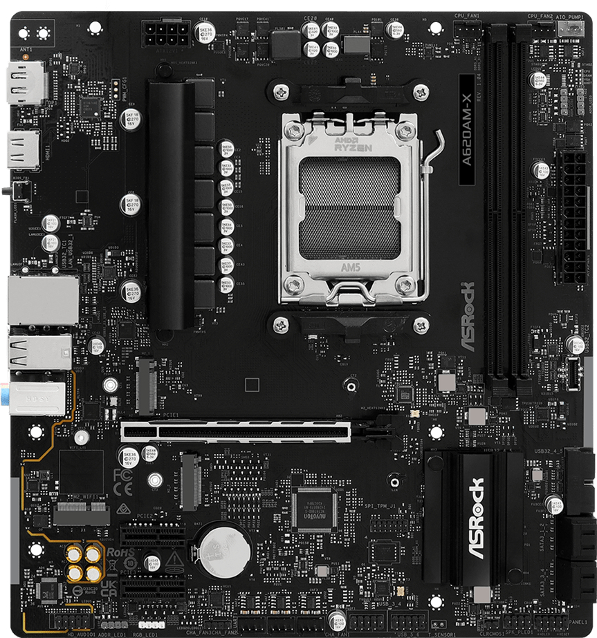 Материнская плата ASRock A620AM-X - Фото 1