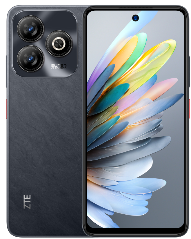 Смартфон ZTE Blade A75 4/128Gb Black - Фото 1