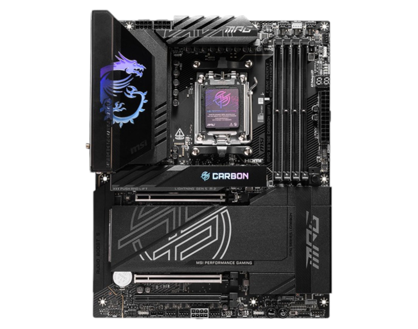 Материнська плата MSI MPG X870E CARBON WIFI DDR5 - Фото 1