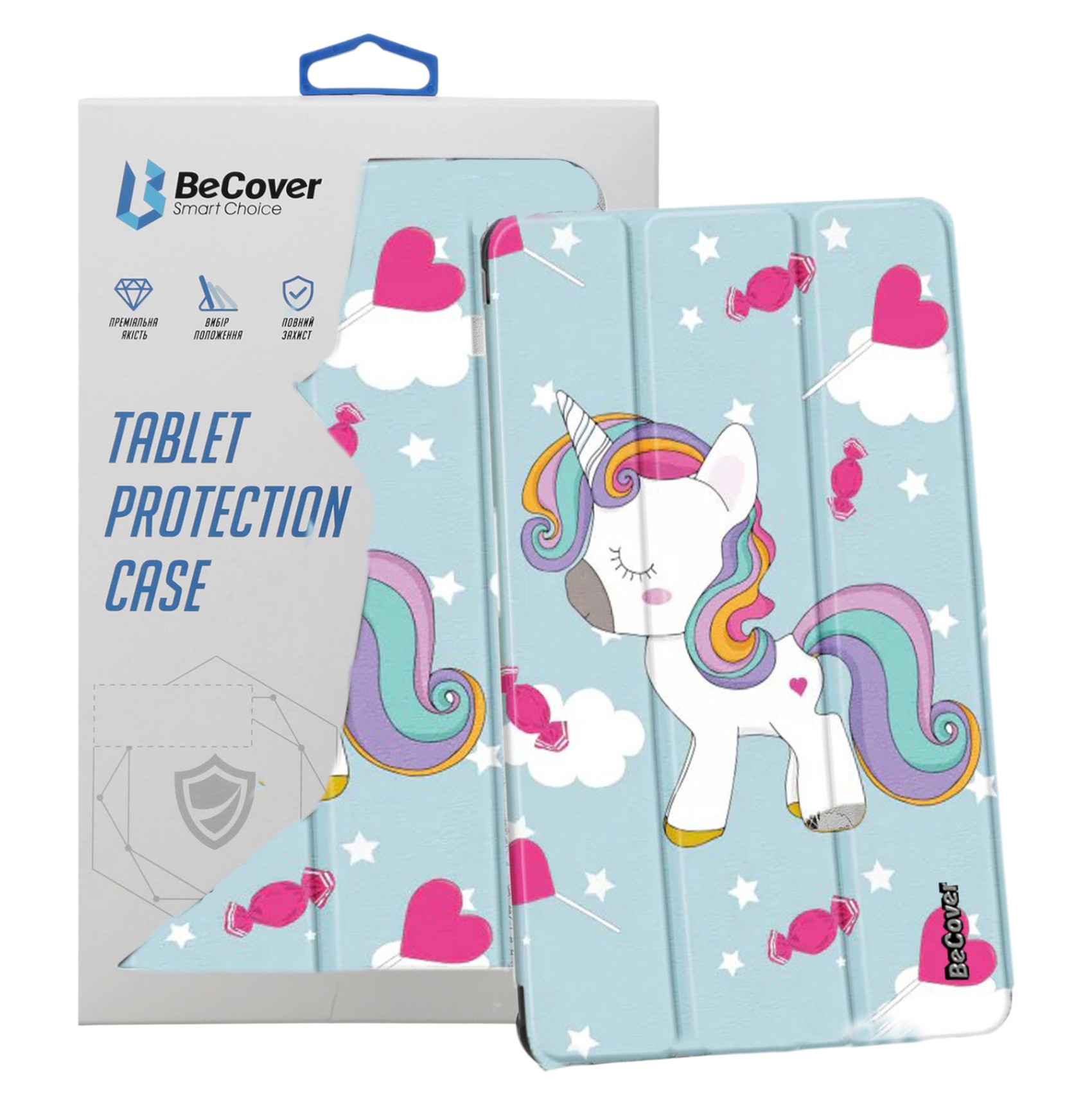 Чехол для планшета BeCover Smart Case for Lenovo Tab P11 (2nd Gen) (TB-350FU/TB-350XU) 11.5" Unicorn (708696) - Фото 1