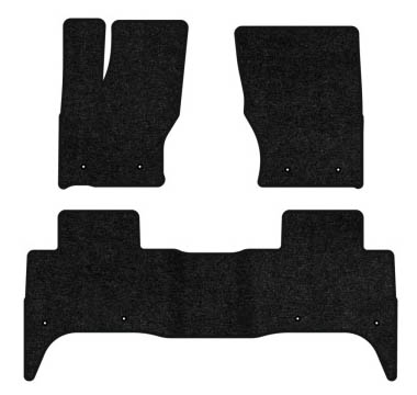 Коврики ворсовые в салон авто EVAtech Standard для Land Rover Range Rover Sport (L494) 2013-2022 2 поколение SUV EU черный кант (LR33640Z3LA8VEB) - Фото 1