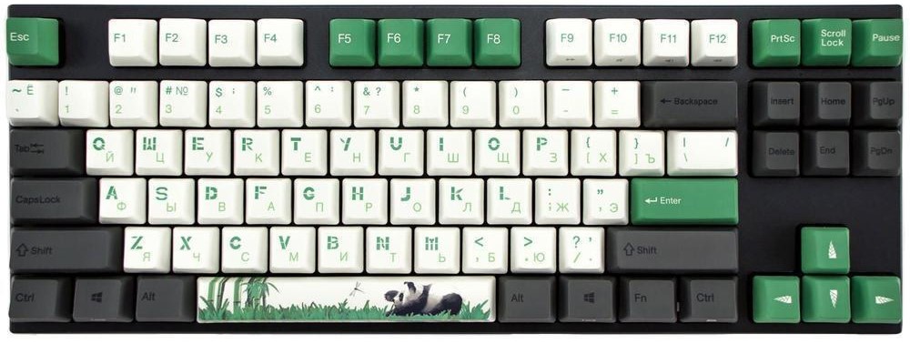 Клавіатура бездротова ігрова Varmilo APT87 Panda R2, Daisy L, WL/USB-A, White Led (A92A029F9A5A17A007) - Фото 1