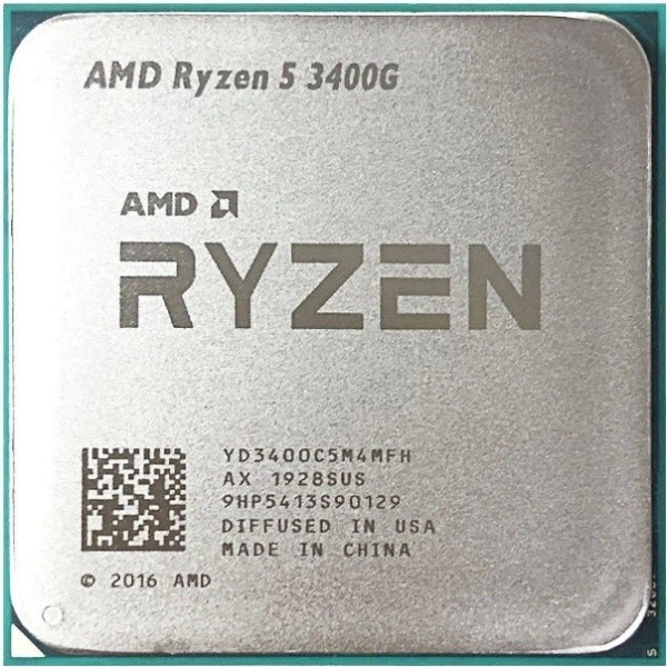 Процесор AMD Ryzen 5 3400G (3.7GHz 4MB 65W AM4) Box (YD3400C5FHSBX) - Фото 1