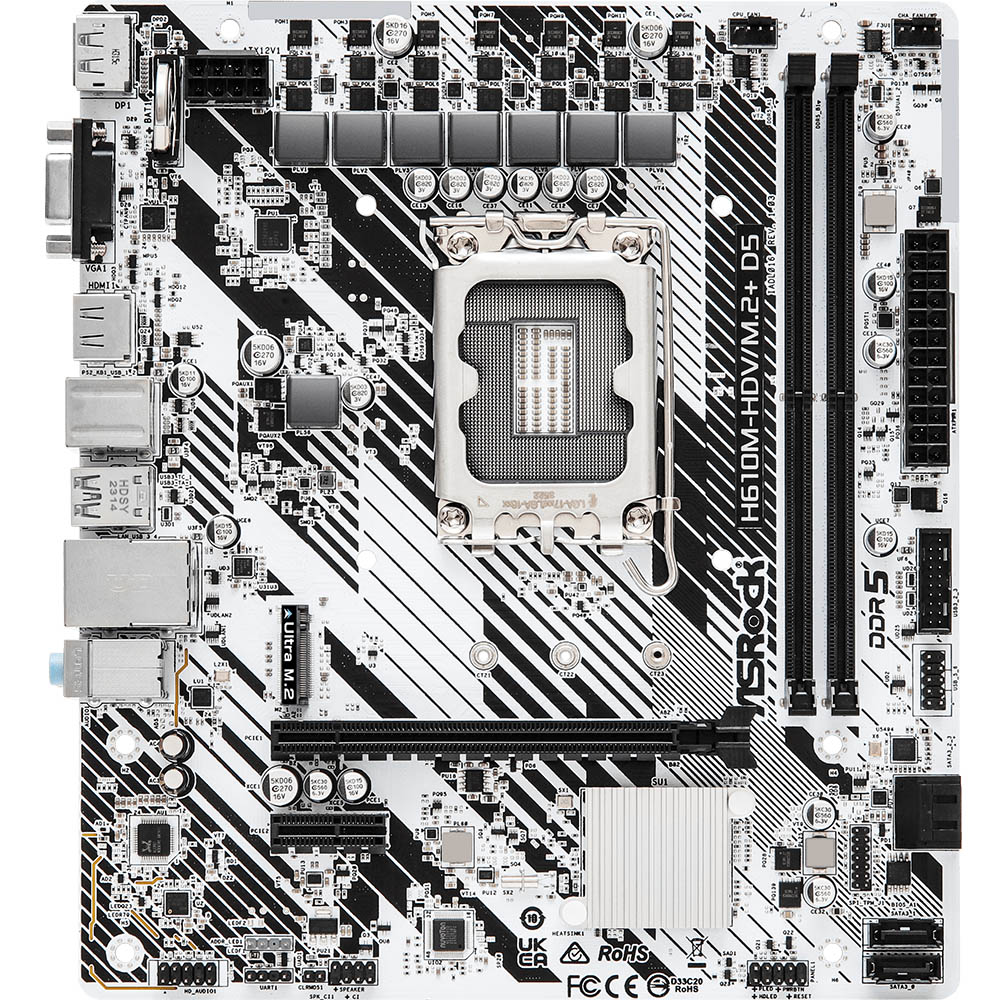 Материнская плата ASRock H610M-HDV/M.2+ D5 - Фото 1