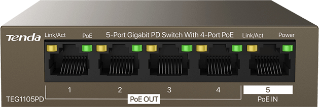 Коммутатор локальной сети (Switch) Tenda TEG1105PD - Фото 1