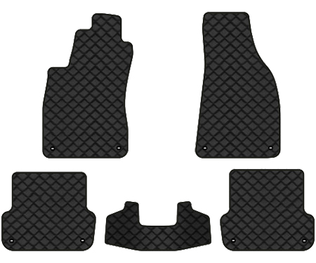 Коврики из экокожи в салон авто EVAtech ECO для TLX FWD Acura 2014-2020 1 поколение Sedan USA (AA1551C5TL5BBB) - Фото 1