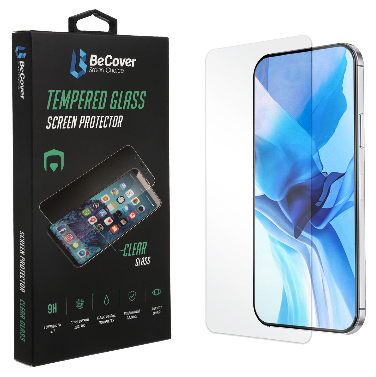 Защитное стекло для смартфона BeCover Premium for Samsung Galaxy A12 SM-A125 Clear (705599) - Фото 1