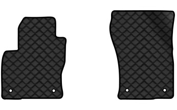 Коврики из экокожи в салон авто передние EVAtech для Kodiaq Restyling 5 seats Skoda 2021-2024 1 поколение SUV EU (SK43100AB2AV4BBLB) - Фото 1