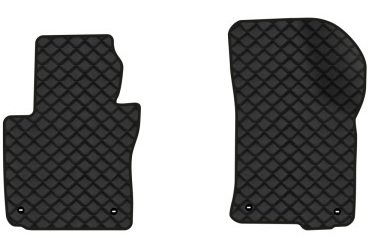 Коврики из экокожи в салон авто передние EVAtech для Octavia A5 (AT, 4 clips) Skoda 2004-2013 2 поколение Liftback EU (SK12165AB2TL4BBB) - Фото 1