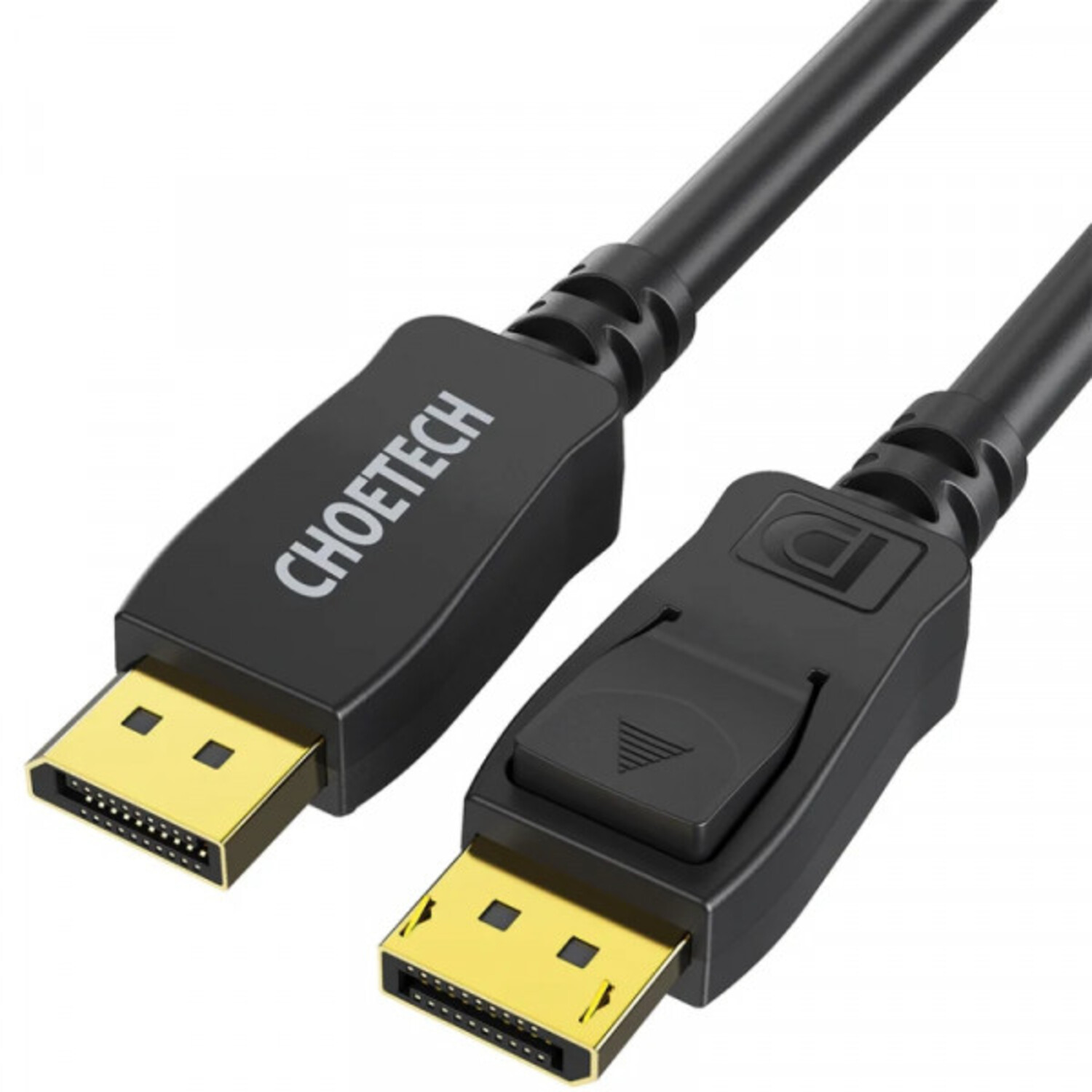 Кабель Choetech DisplayPort M - M 2.0 м V1.4 8K 60Hz (XDD01-V1-BK) - Фото 1