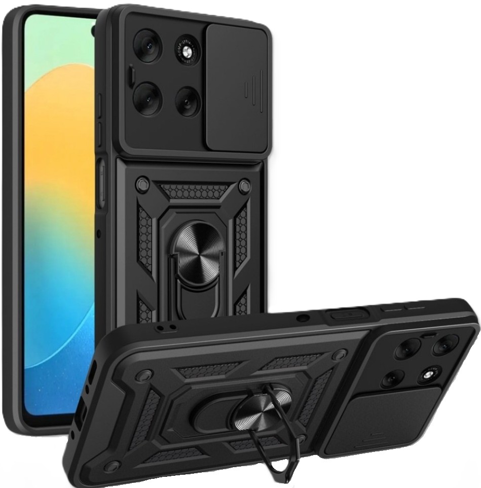 Чохол для смартфону BeCover for Motorola Moto G56 Black (715036)