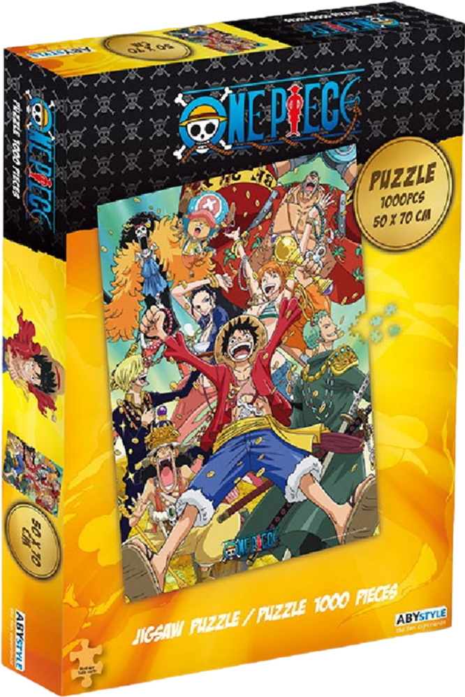 Пазли картонні (8 +) ABYstyle ONE PIECE Straw Hat Crew 1000 ел. (ABYJDP003) - Фото 1