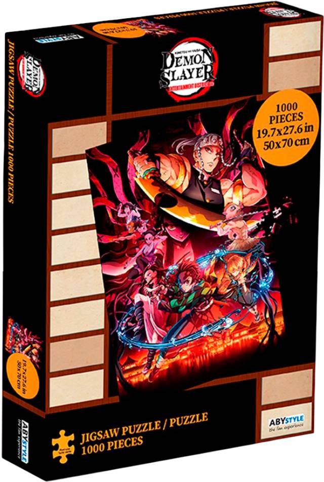 Пазлы (8+) ABYstyle DEMON SLAYER: KIMETSU NO YAIBA Key Art 1000 эл. (ABYJDP014) - Фото 1