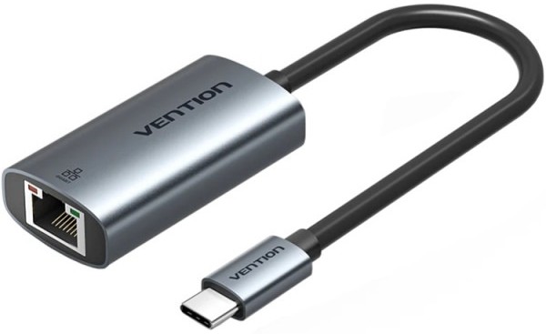 Переходник USB-C - Ethernet Vention USB Type-C--> Ethernet RJ45 (CFPHB) - Фото 1