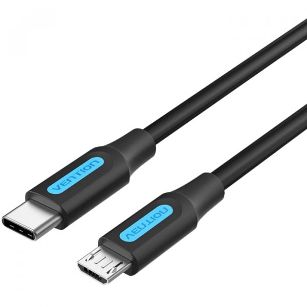 Кабель синхронизации данных Vention USB 2.0 Type-C M - Micro USB M 1.5m (COVBG) - Фото 1