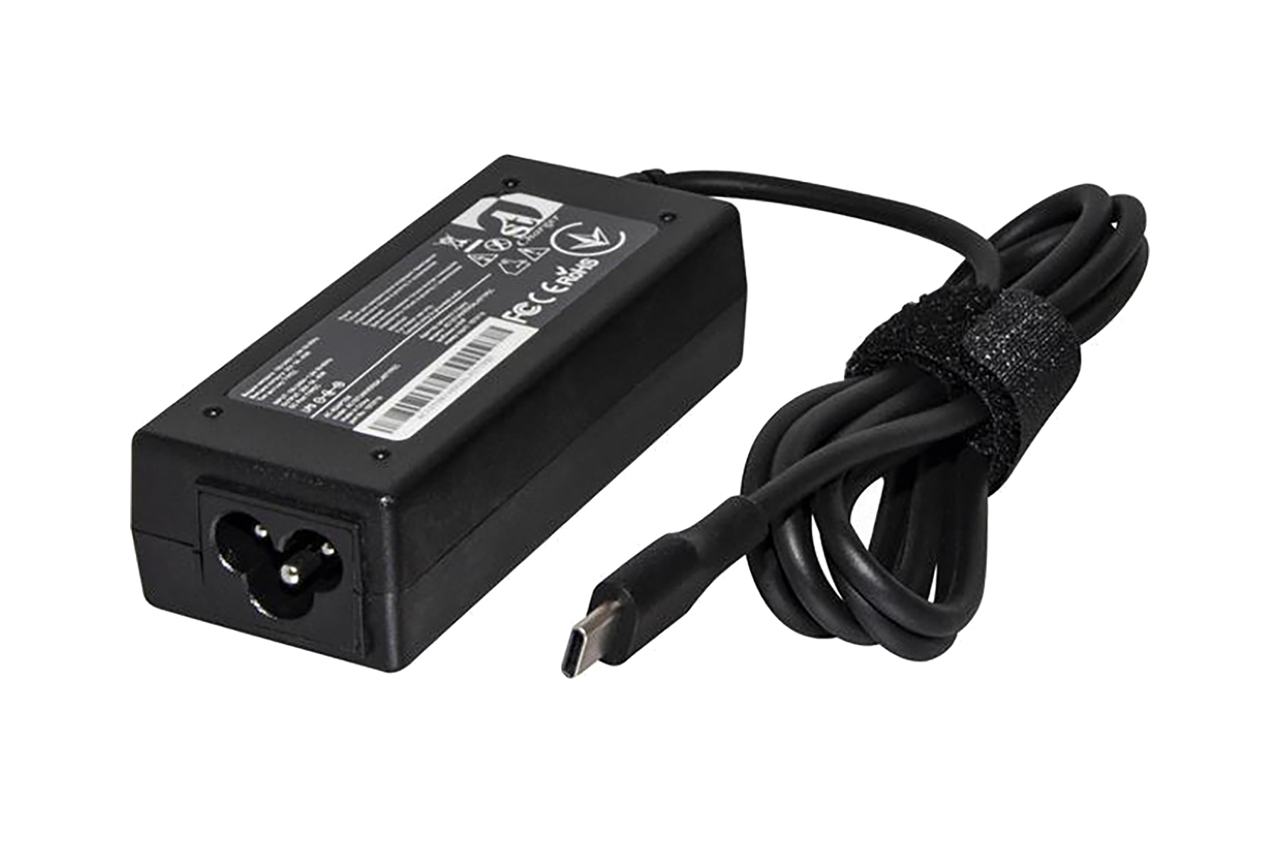 Зарядное устройство для ноутбука 1stCharger 45W Type C силовой кабель (AC1STUNIVERSAL45TYPEC) - Фото 1