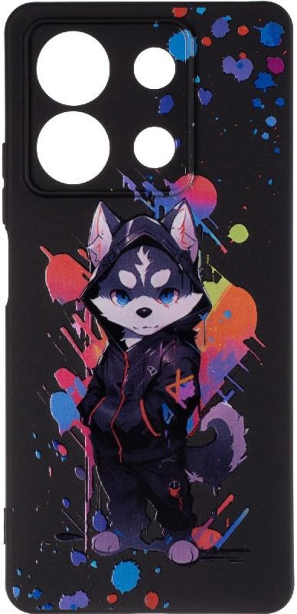 Чохол для смартфону Gelius Print Case UV for Xiaomi Redmi Note 13 5G Street Husky (96937) - Фото 1
