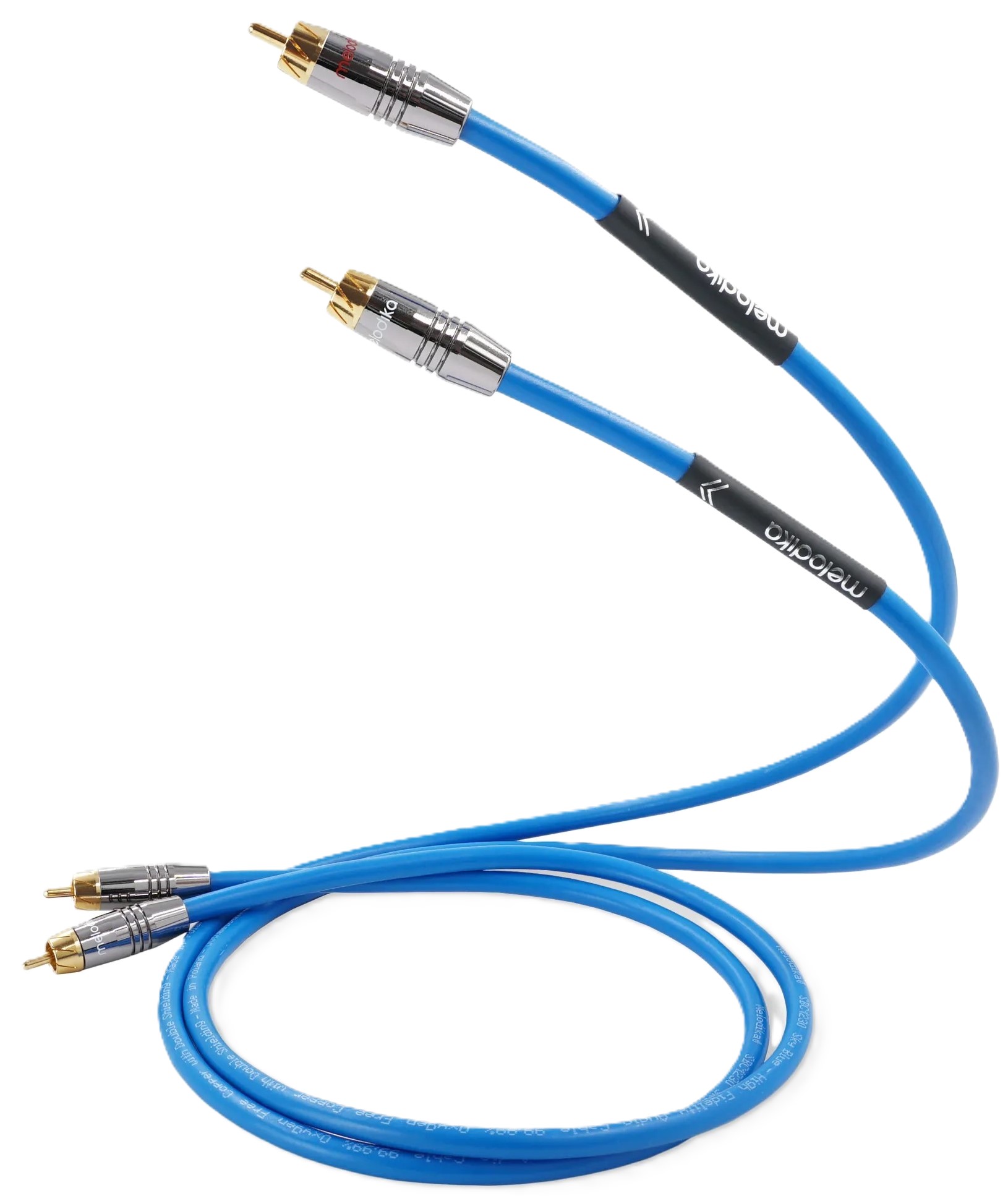 Кабель RCA Melodika 2xRCA - 2xRCA 1m (SB2R10) - Фото 1
