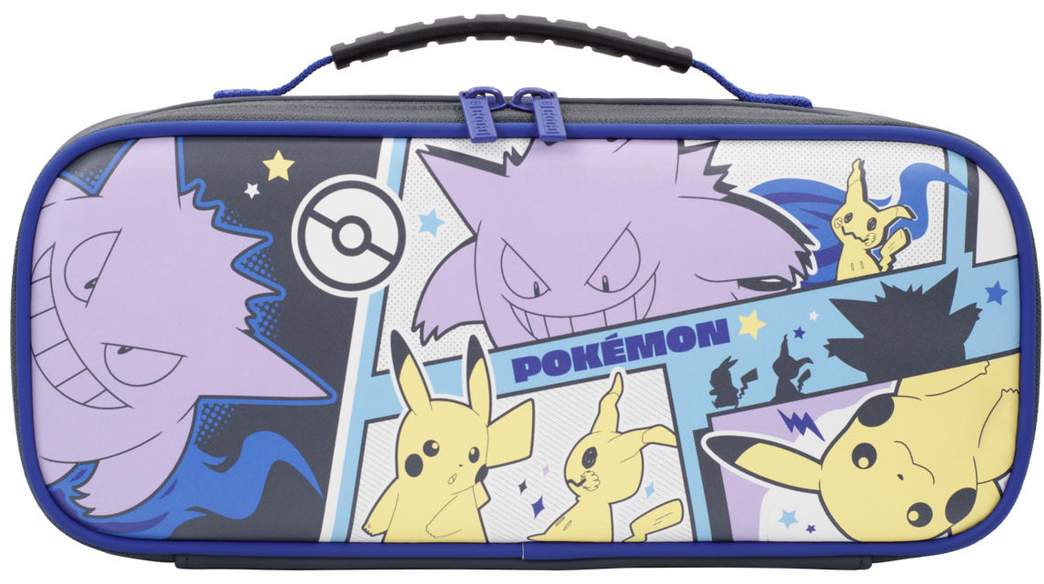 Чехол для игровой приставки Hori Cargo Pouch Compact (Pikachu, Gengar, Mimikyu) (ACC-0845) - Фото 1