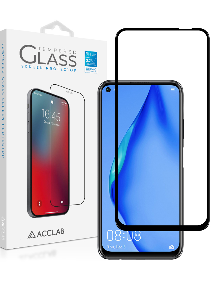 Защитное стекло для смартфона ACCLAB Full Glue for Huawei P40 Lite 25в1 (1283126499258) - Фото 1