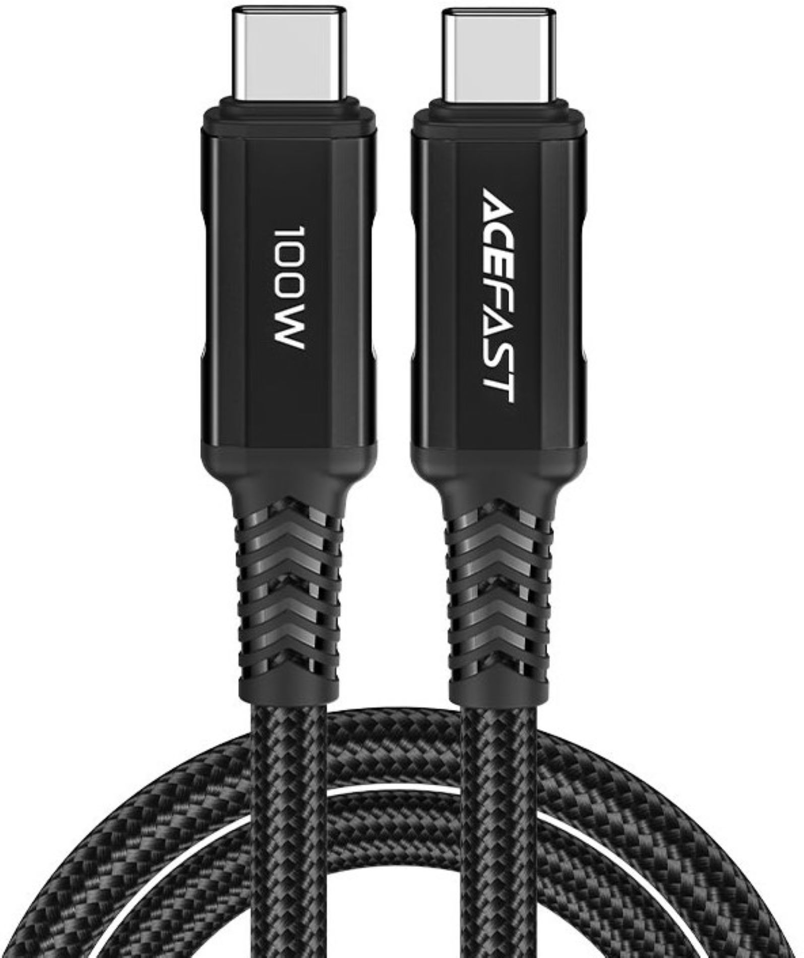 Кабель синхронизации данных AceFast USB 2.0 USB-C to USB-C, 2 м, 100W, 5.0A, C4-03 (6974316280996) - Фото 1